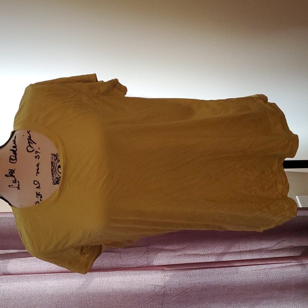 Yellow athletic top